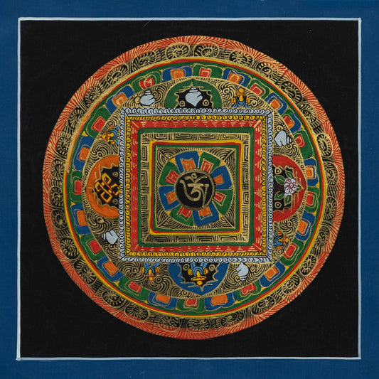 Mantra Mandala Thangka Painting