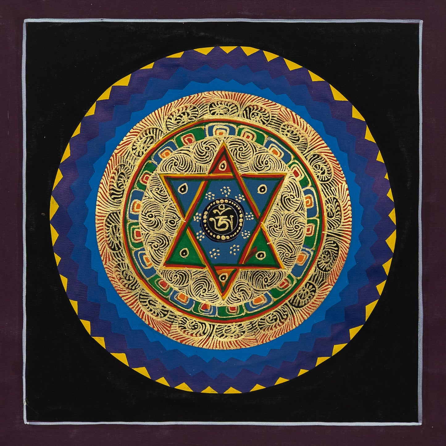 Mantra Mandala Thangka Painting