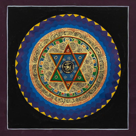 Mantra Mandala Thangka Painting