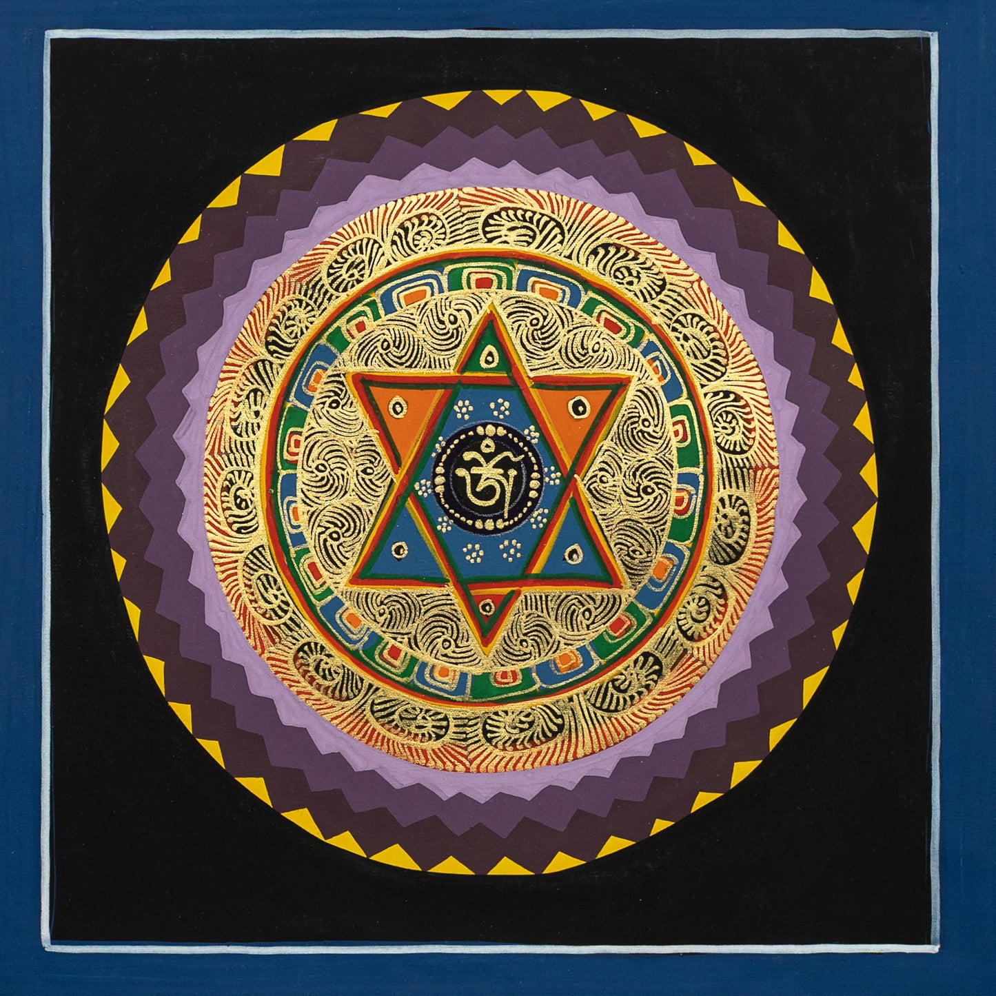 Mantra Mandala Thangka Painting