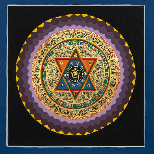 Mantra Mandala Thangka Painting