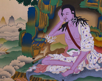 Milarapa Thangka - (17.5" * 22.5")