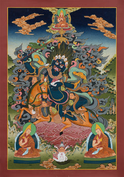 Palden Lhamo Thangka - (20" * 28")