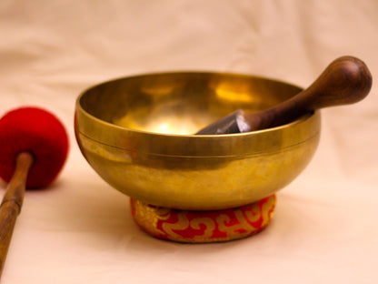 Plain Golden Singing Bowl (Big)