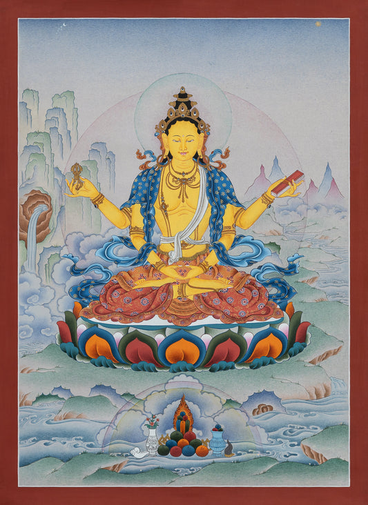 Prajna Paramita Thangka - (17" * 25")