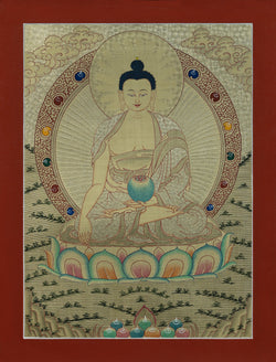 Shakyamuni Buddha Thangka - (11" * 15")