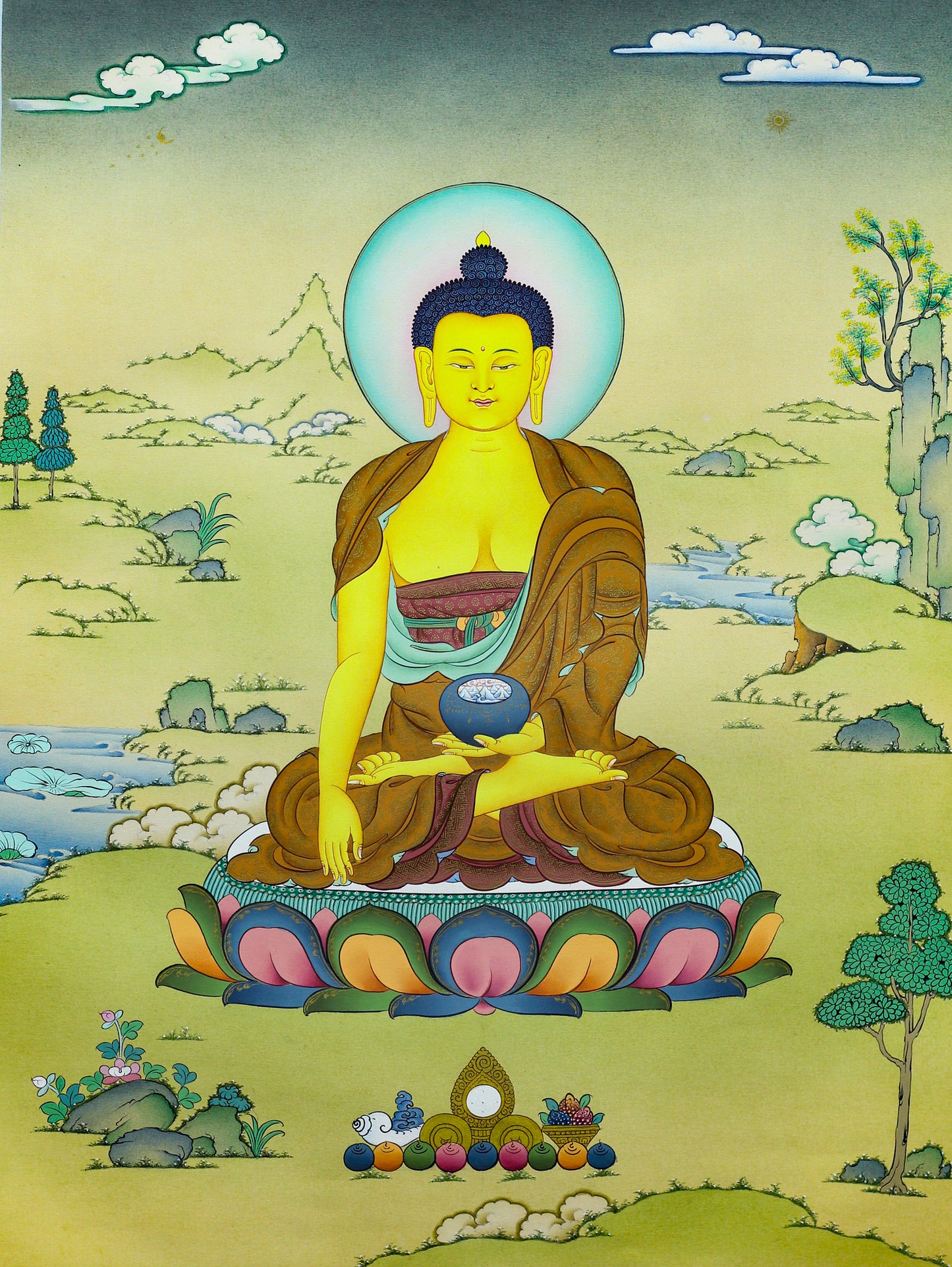Shakyamuni Buddha Thangka