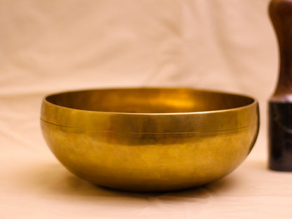 Plain Golden Singing Bowl (Big)