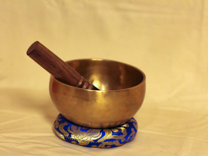 Plain Golden Singing Bowl (Small)