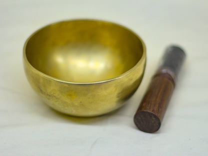 Plain Golden Singing Bowl (Small)