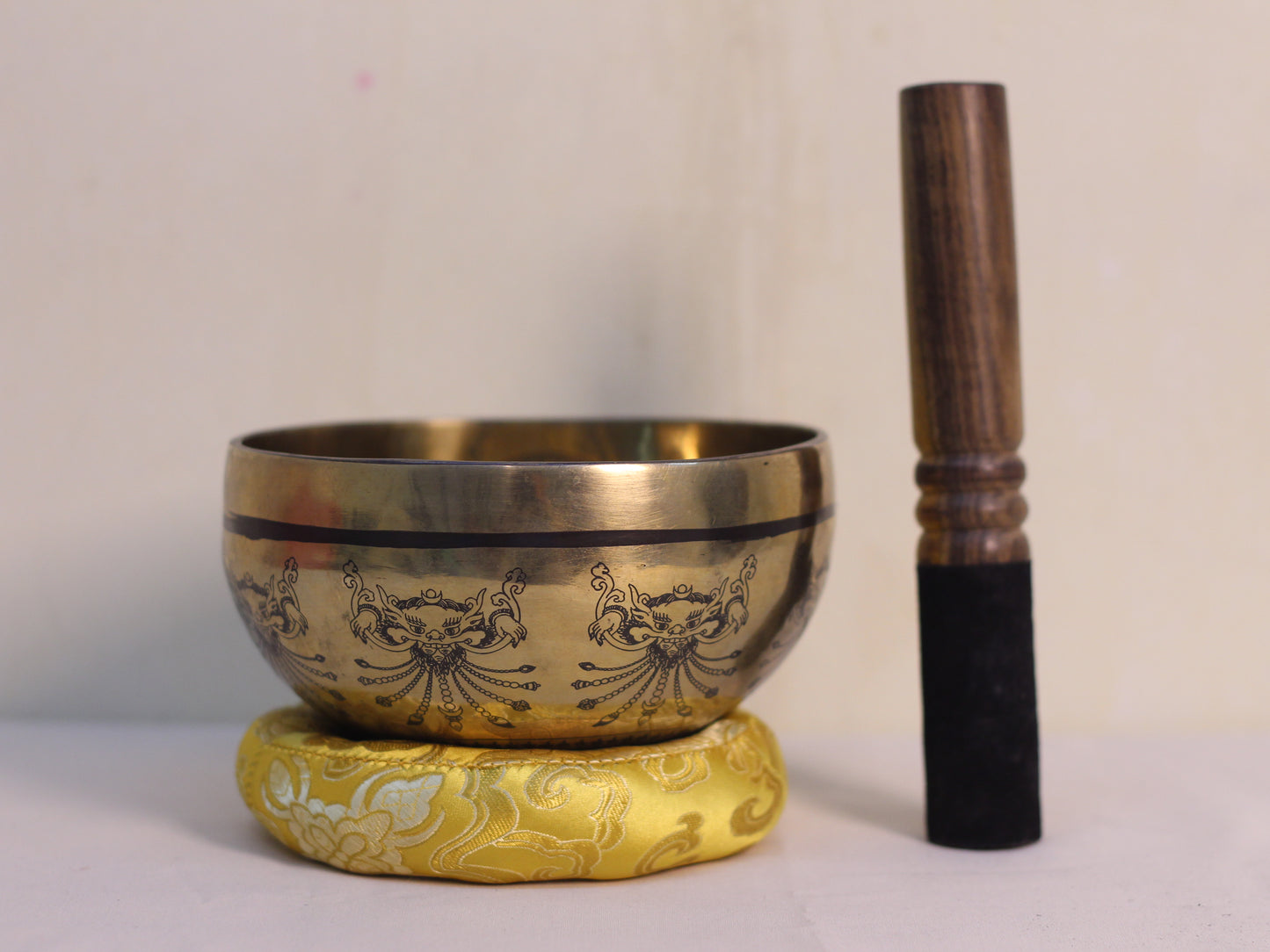 Buddha Engraved Tibetan Singing Bowl