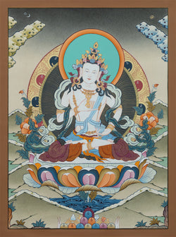 Vajrasattva Thangka - (16" * 22")