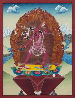 Vajrayogini Thangka - (18" * 24")