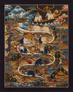 Path to Nirvana Thangka - (10" * 13")