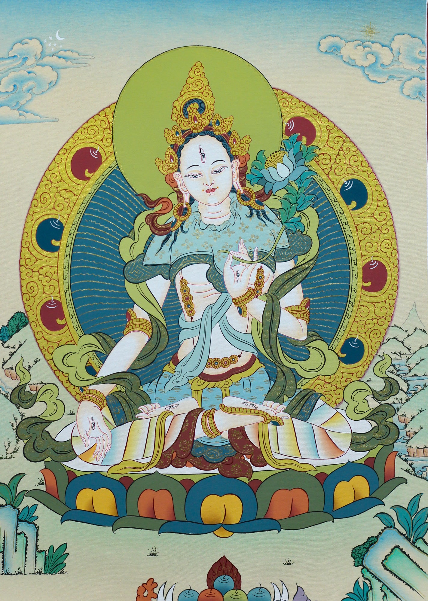 White Tara Thangka