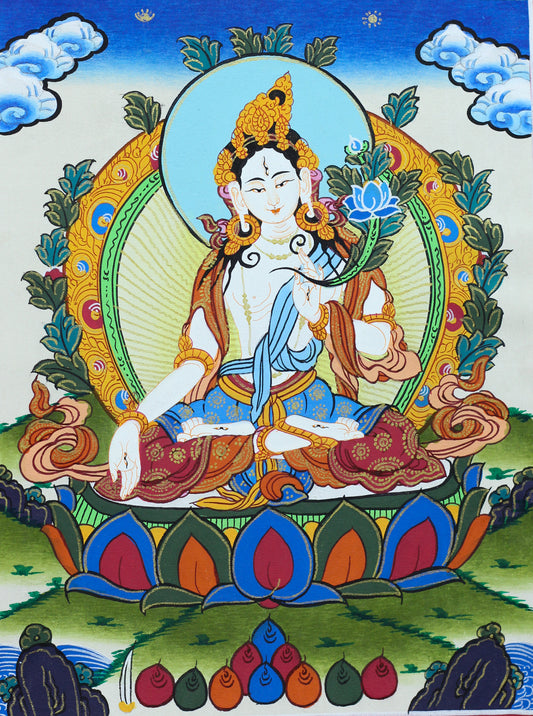 White Tara Thangka