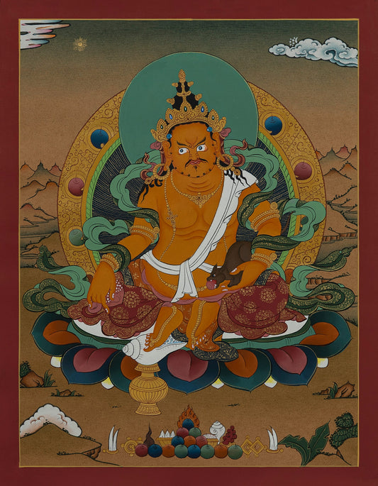 Jambhala Thangka Painting